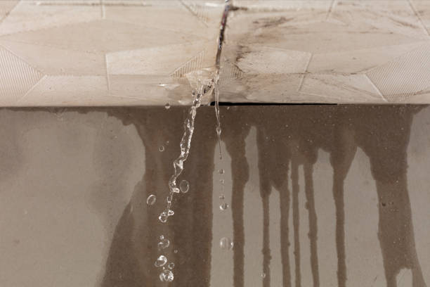 Professional Sewage Cleanup technician working in Leeds, MA